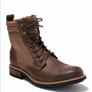 J75 By Jump Garret Cap-Toe Combat Boots